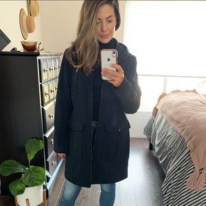 BCBGeneration dark navy jacket with fleece lining